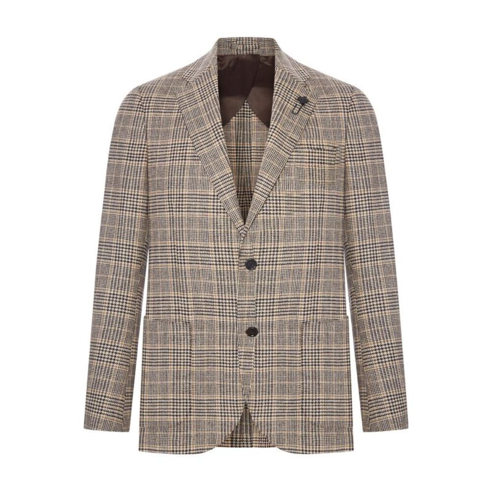 Lardini Men Tailored Single-Breasted Wool And Cashmere Blazer